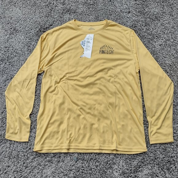 FinTech Other - FinTech Long Sleeve Yellow Shirt Quick Dry